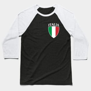 Italia Flag Italian Italy Italiano Baseball T-Shirt